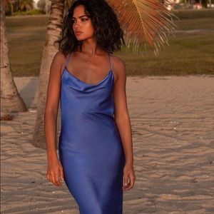 Rat & Boa azure dress